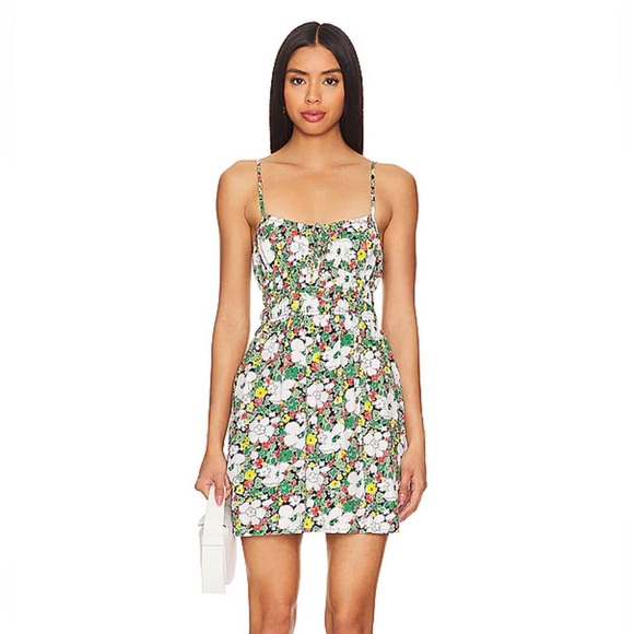 Faithfull the Brand Dresses & Skirts - Faithful the Brand Revolve NWOT Lea vita Bella floral mini dress ruched